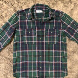 [ARITZIA} TNA Plaid Oversized Shirt